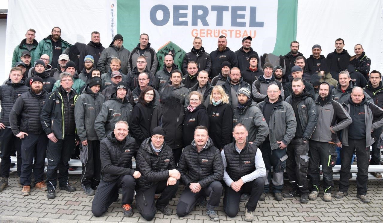 Das Team von Gerüstbau Oertel