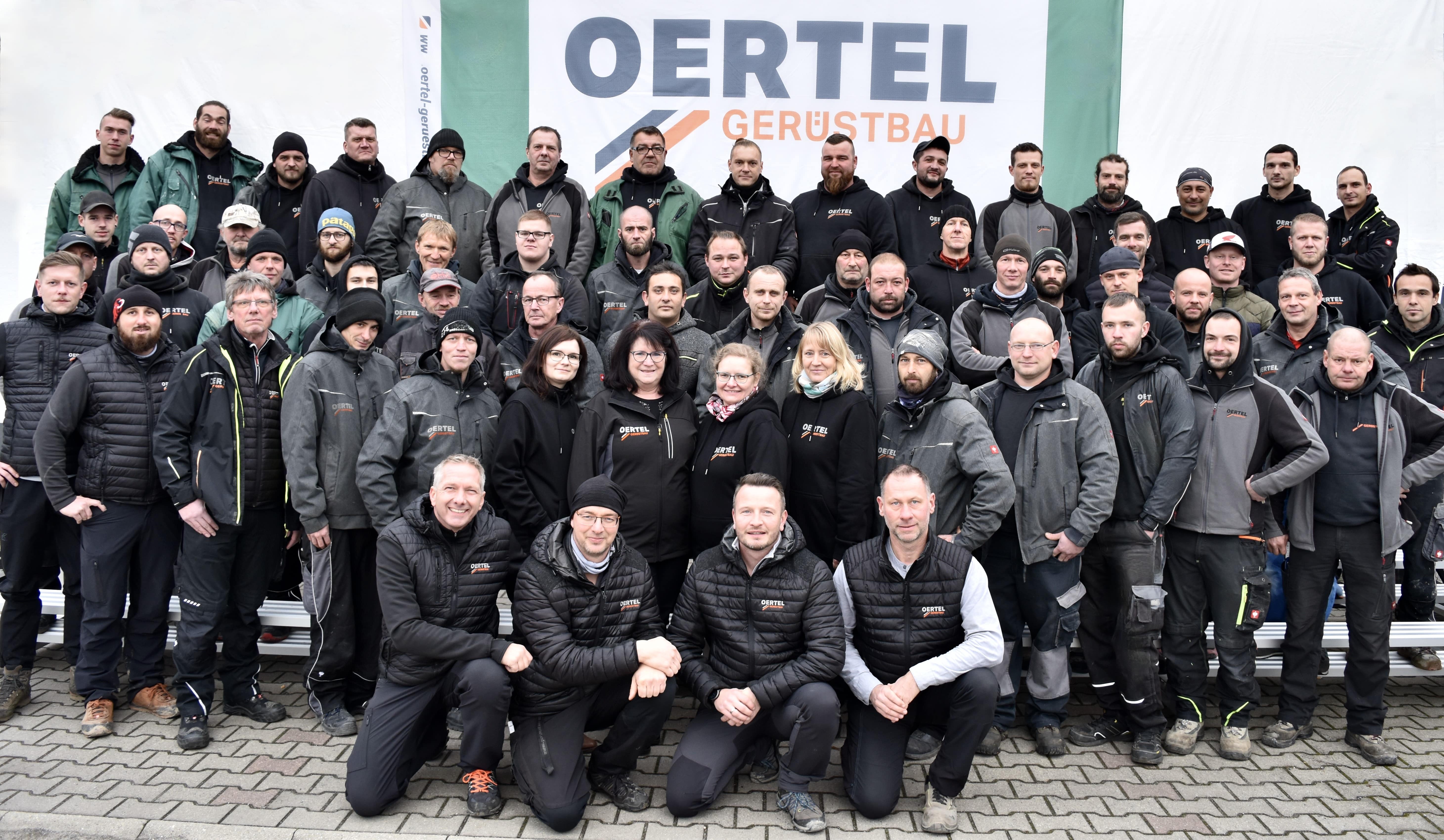 Das Team von Gerüstbau Oertel